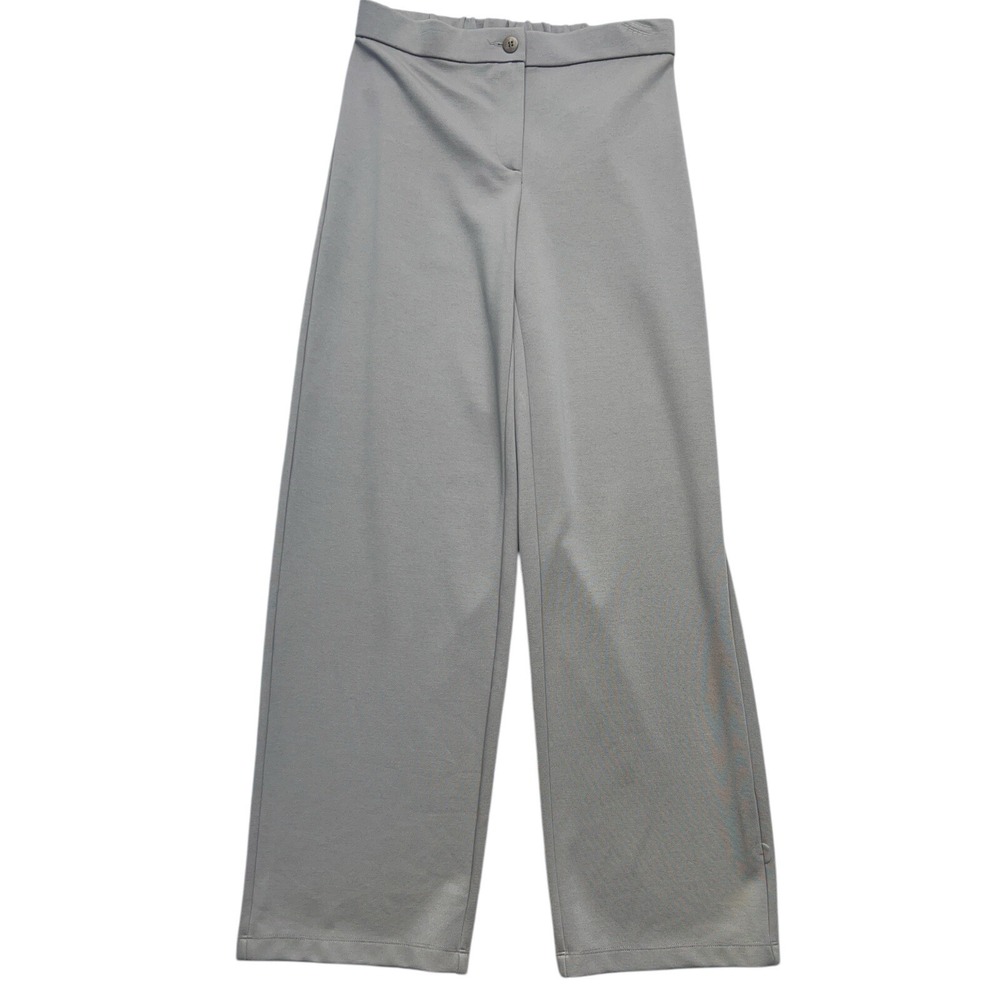 Eileen Fisher Pants Women S Petite Gray Flex Tencel Straight Leg Ponte Stretch